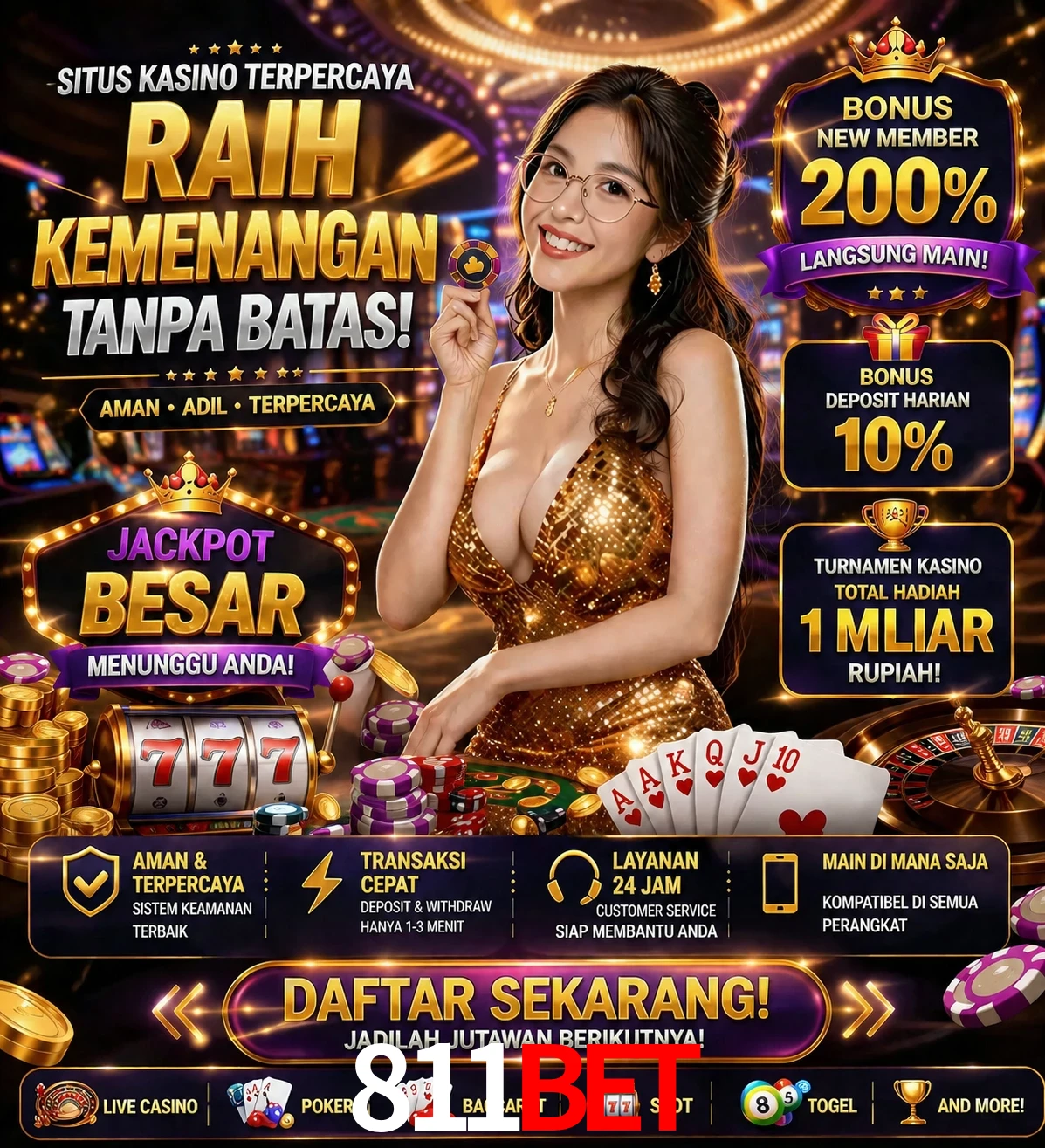 Roleta e blackjack 811bet
