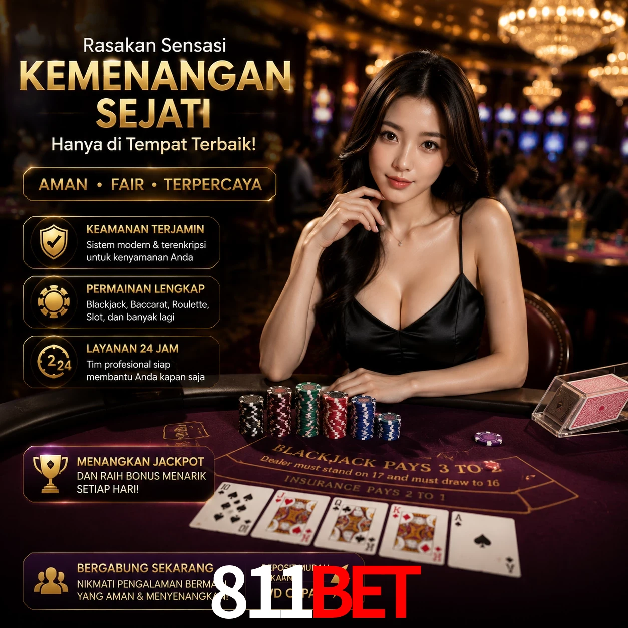 Bônus exclusivos membros VIP 811bet